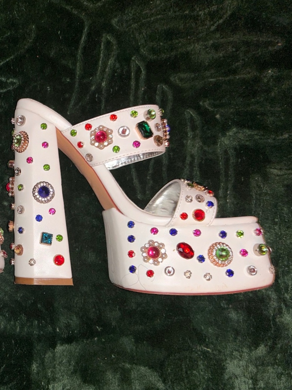 Azalea Wang bedazzled platform